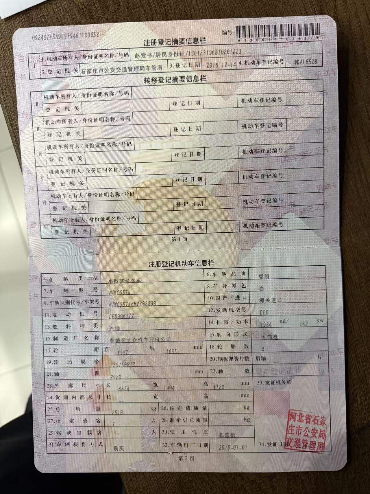 SHARAN-夏朗（2012-2019）